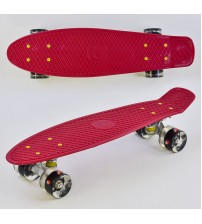 Скейт Пенни борд Best Board, колёса PU, светятся