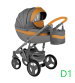 Универсальная коляска 2 в 1Adamex Monte Carbon Deluxe