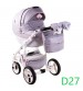 Универсальная коляска 2 в 1Adamex Monte Carbon Deluxe