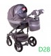 Универсальная коляска 2 в 1Adamex Monte Carbon Deluxe