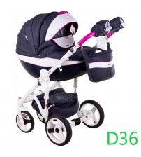 Универсальная коляска 2 в 1Adamex Monte Carbon Deluxe